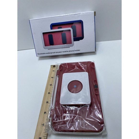 Bathroom Shower Phone Holder, New Waterproof Wall mounted Phone Box, White, iPh - Picture 8 of 10